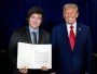 Con un video de Milei en el Movistar Arena, una senadora demócrata cuestionó a Trump por el apoyo financiero a la Argentina