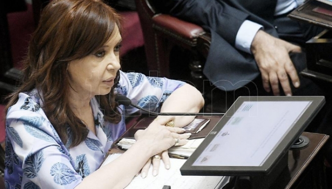 El miércoles se discutirá el desafuero de Cristina Kirchner