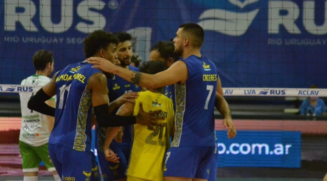 El campeón de voleibol UPCN logró su primer triunfo y dejó sin invicto a Once Unidos en la LVA