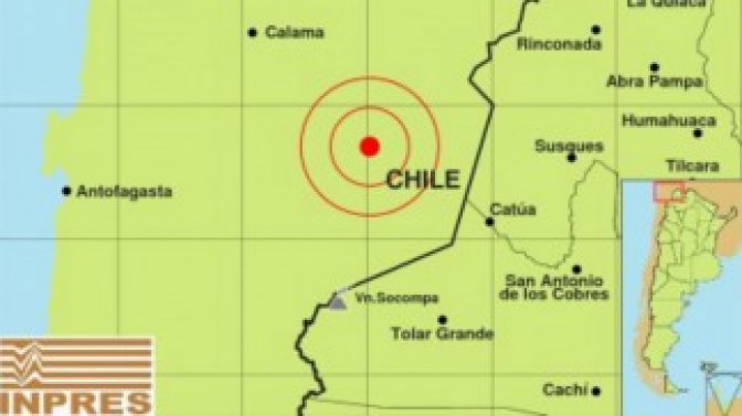 Un terremoto de 6,3 grados sacudió el norte de Chile