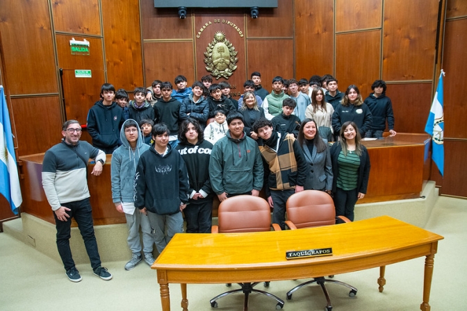 Alumnos de la Escuela Boero recorrieron la C&aacute;mara de Diputados de San Juan