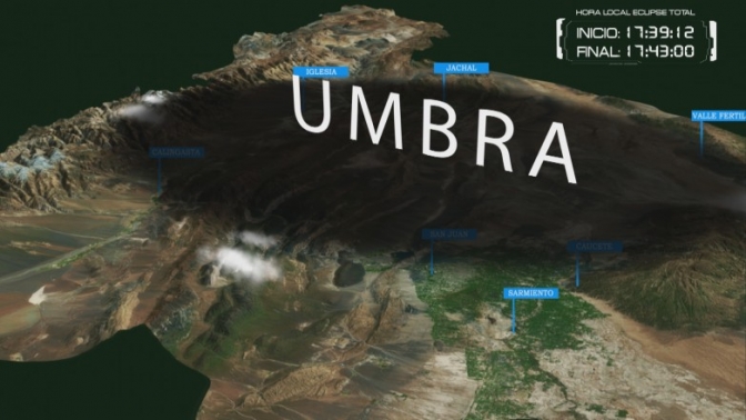 Conocé a qué hora se verá y cuánto durará el eclipse solar en San Juan
