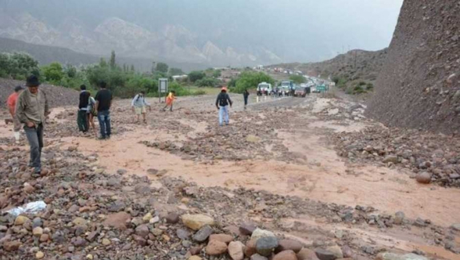 Un alud causó dos muertos y 40 familias evacuadas en Jujuy