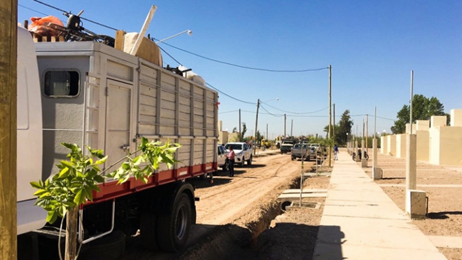 Trasladaron la Villa Santa Ana al Barrio Valle Grande