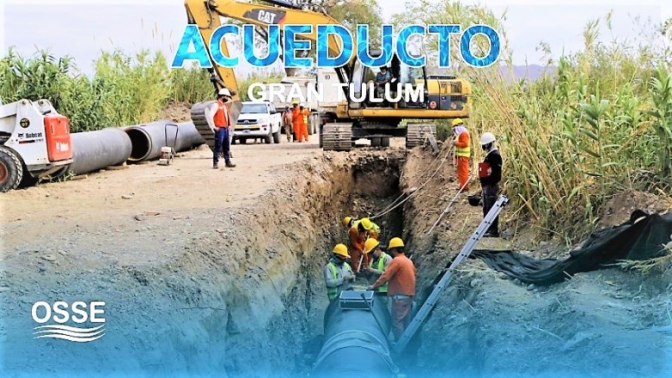 Acueducto Gran Tulum: avanza la instalación de acueductos y la construcción de la nueva Planta Potabilizadora