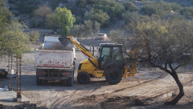 Este fin de semana fue saneado el Paraje Difunta Correa