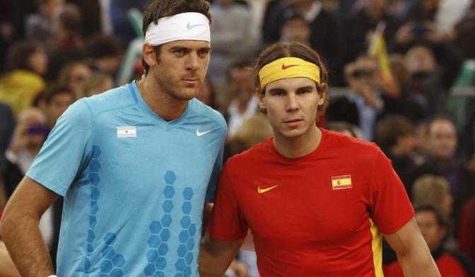 Del Potro enfrenta a Nadal