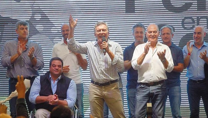 Macri citó a Perón en el acto de Venegas