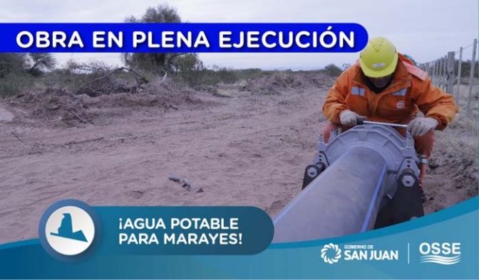 Agua potable para La Planta - Marayes