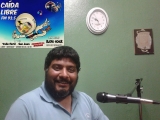 Matias Luna en el programa "Caida Libre" en la 93.5 Valle F&eacute;rtil