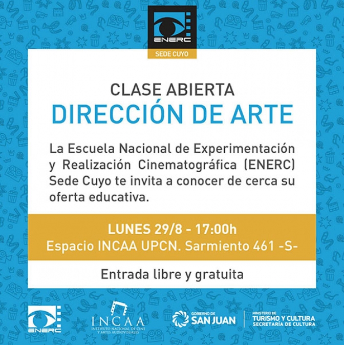 Clase abierta de Dirección de Arte de la ENERC Cuyo en UPCN