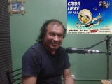 Quito Vega en el programa "Caida Libre" en la 93.5