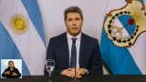 El gobernador Sergio Uñac fue internado hoy con coronavirus