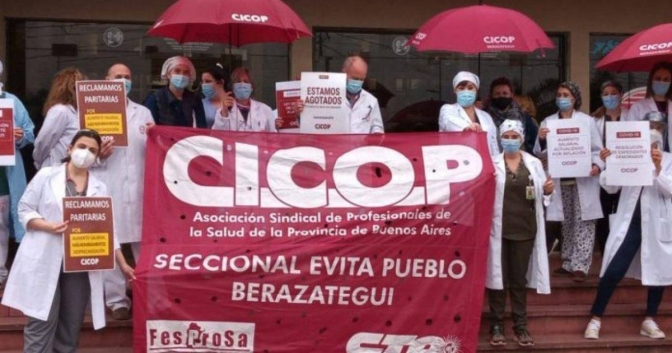 Médicos bonaerenses paran en reclamo de mayor aumento salarial