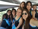 Las 19 candidatas de visita en Iglesia y J&aacute;chal