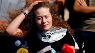 Liberaron a la joven palestina que golpe&oacute; a dos soldados israel&iacute;es