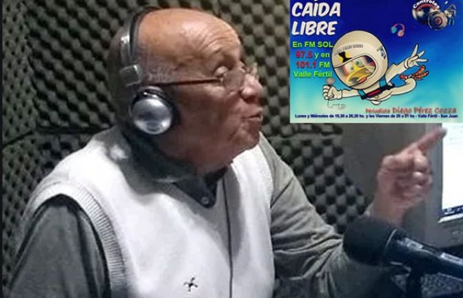 Carlos Castro Espinoza y Ramón &quot;Tino&quot; Anes en el programa &quot;Caida Libre&quot; Valle Fértil