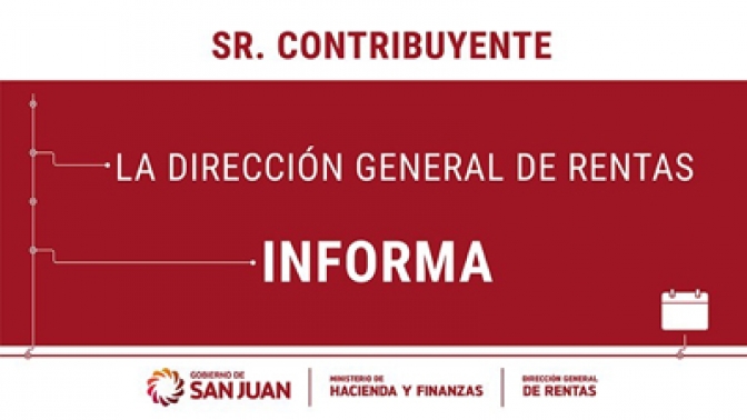 La DGR recuerda que están vigentes las nuevas leyes Impositiva y Modificatoria al Código Tributario