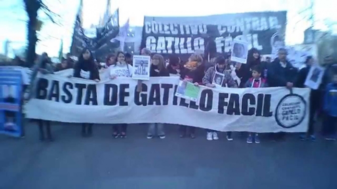 Segunda marcha nacional contra el gatillo fácil