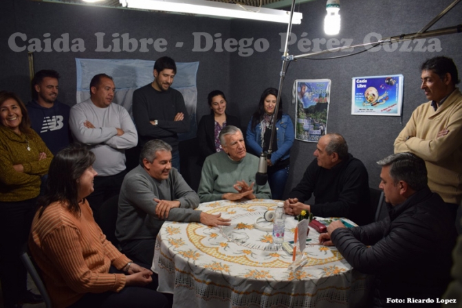 José Luis Gioja en el programa  radial &quot;Caida Libre&quot; en Valle Fértil