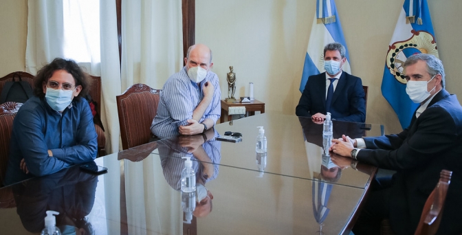 El gobernador recibió a José Agustín Aguerre, representante del Banco Interamericano de Desarrollo en Argentina