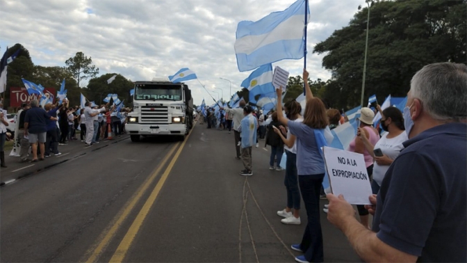 Movilizaciones en la ciudad de Buenos Aires y varias provincias por Vicentin