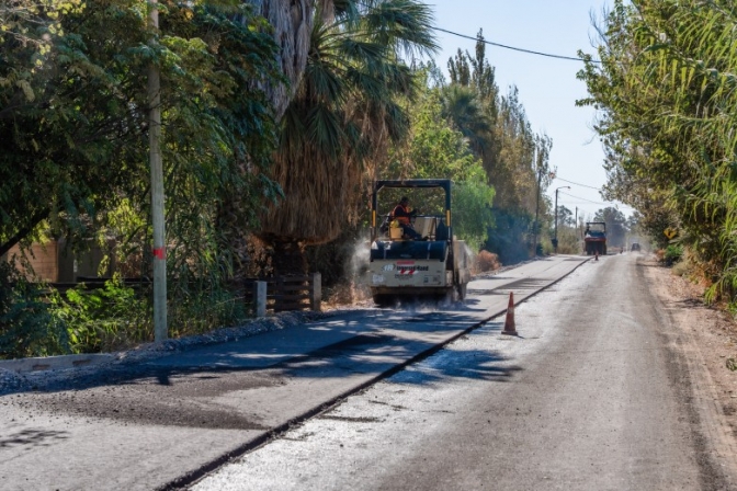 Finalizaron las obras de pavimentación en un tramo clave de calle Alfonso XIII en Rawson