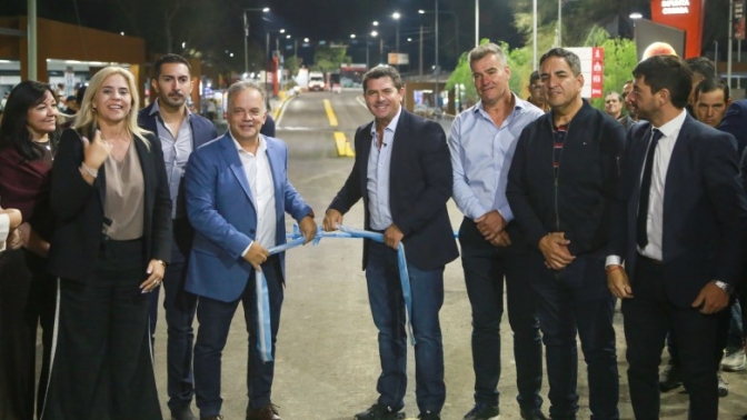 Orrego inaugur&oacute; la primera etapa de obras en la Difunta Correa y avanza un plan integral en Vallecito