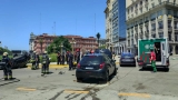 Choque y vuelco frente a Casa Rosada: reportaron tres heridos
