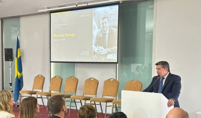 Orrego disertó en un importante encuentro minero organizado por Suecia: “En San Juan no queremos una minería a cualquier costo”