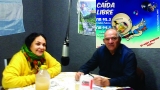 Cecilia Cortez en el programa "Caida Libre" Valle F&eacute;rtil