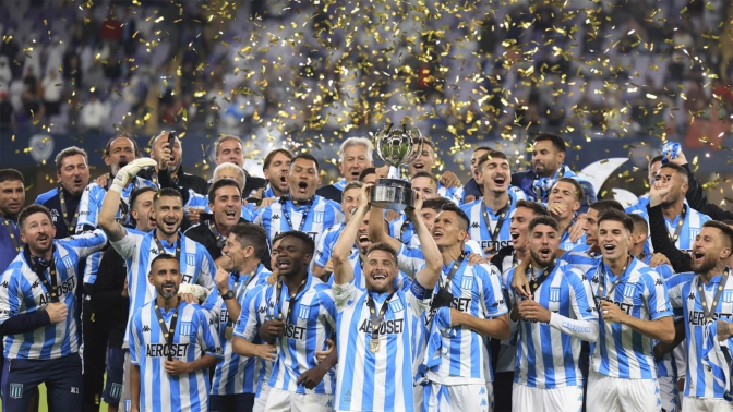 Racing es el primer campeón del año tras vencer a Boca en la Supercopa Internacional