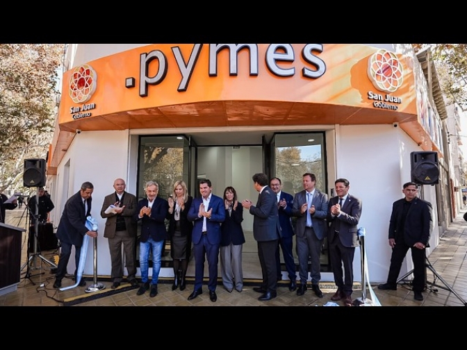 Orrego lanz&oacute; cr&eacute;ditos por $15 mil millones para impulsar a las PyMEs sanjuaninas