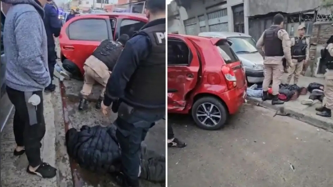 Persecución y choque en Avellaneda: tres menores detenidos por robo a mano armada
