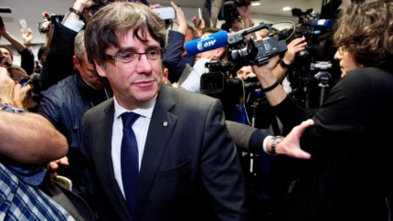 La justicia espa&ntilde;ola orden&oacute; la captura internacional del depuesto presidente catal&aacute;n